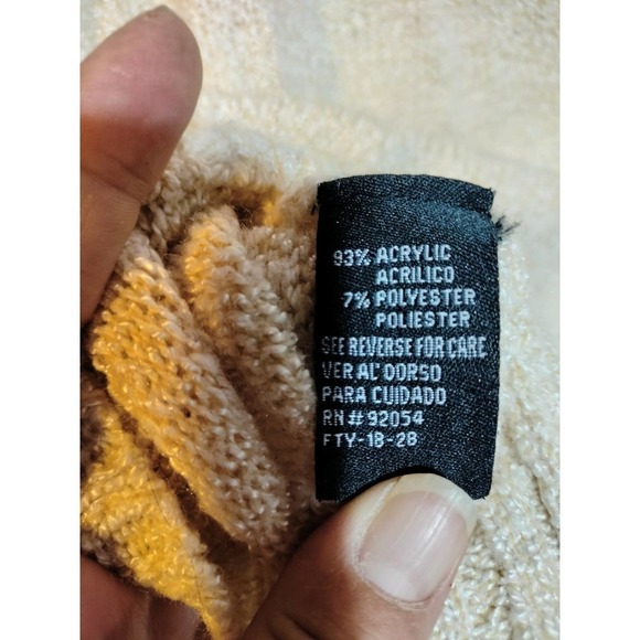 Carolyn Taylor Off-White knitted sweater size large woman - Picture 4 of 5